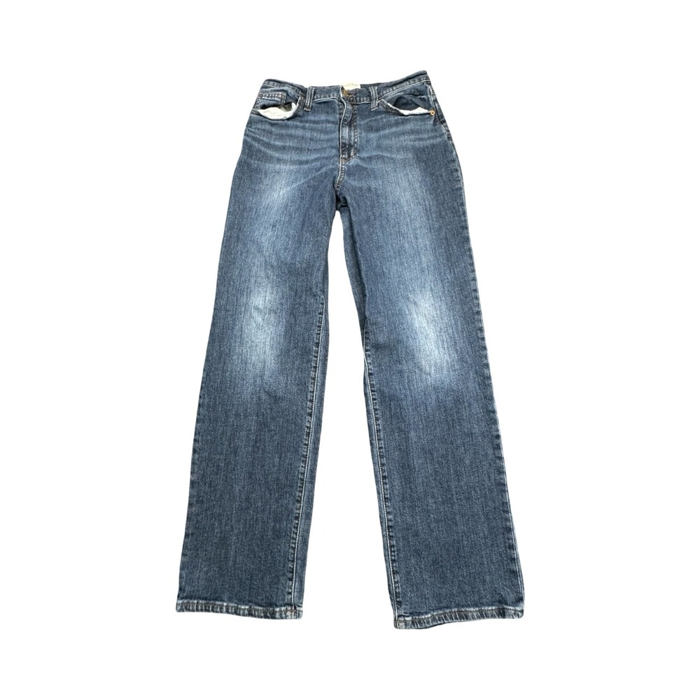 Universal Thread Jeans Womens 10/30R Blue Vintage Straight High Rise Stretch